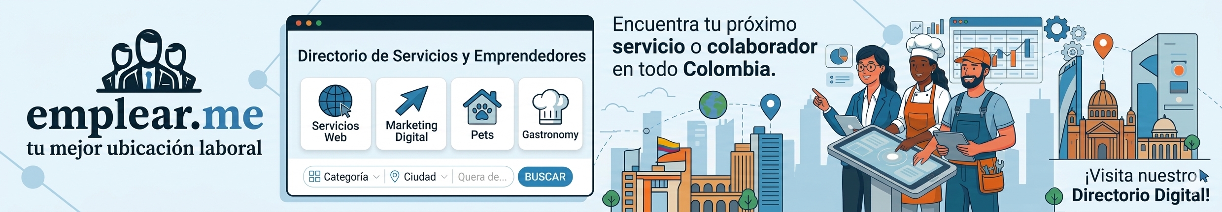 Publica tu Servicio Profesional o Empresa Gratis
